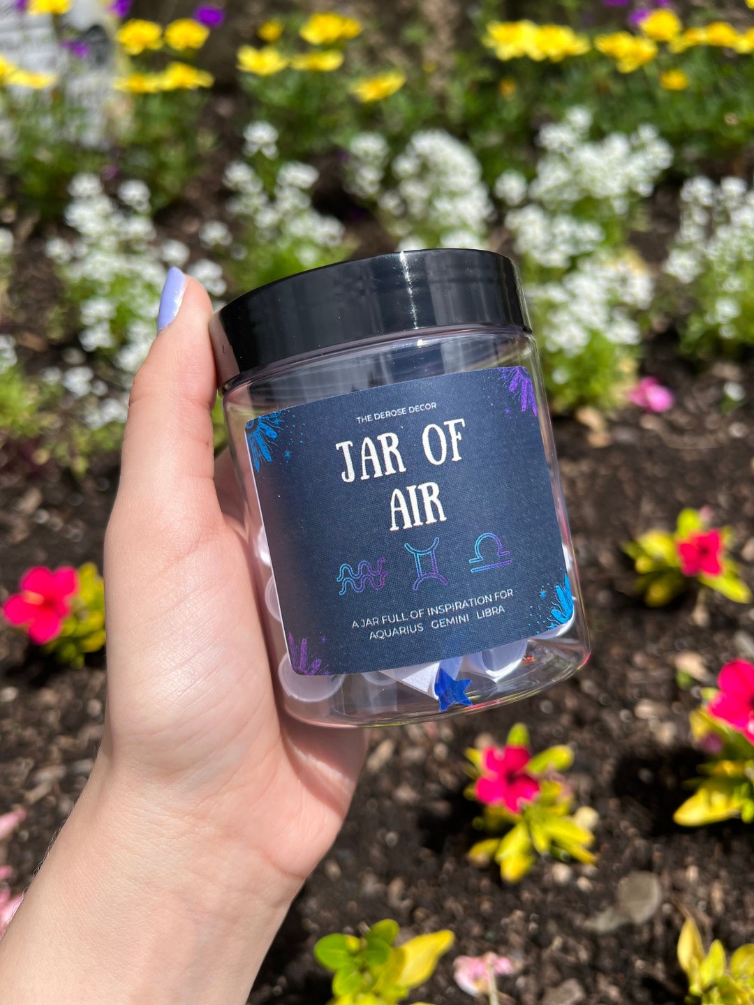 Jar of Air Zodiac Jar Message in a Bottle Inspiration for Air Signs