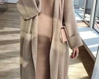 long knit jacket