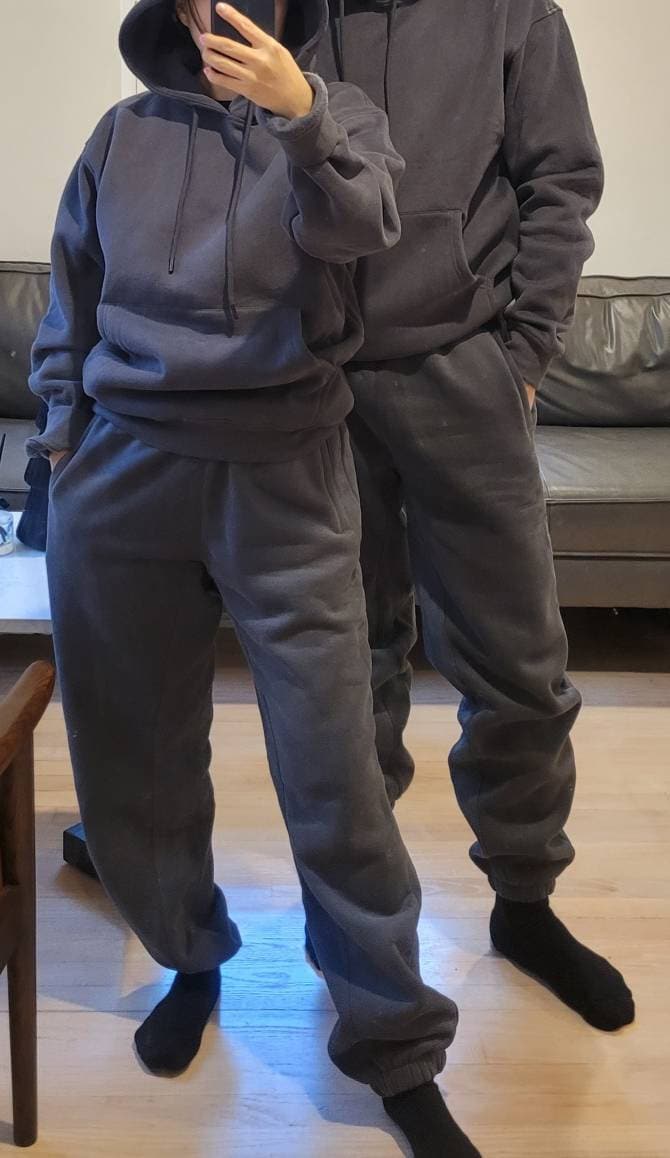 Sweatsuit / Sweatsuit/ - /couple Hoodie Women Set Lounge Sweatsuit Etsy Wear / Piece 2pcs /1SET/ of Two Cozy Streetwear /men Set/matching Set