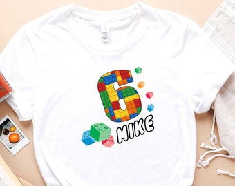 Lego Birthday Shirt - Etsy