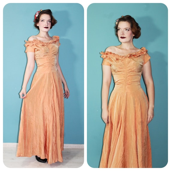 Real Vintage 1940s Evening Gown