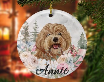 cavapoo christmas ornament