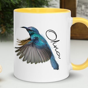 Custom hummingbird Mug,  Hummingbird Gifts, Gift for Her,  Humming Bird, Gifts for Her, Bird Lover,Hummingbird Gifts for Women