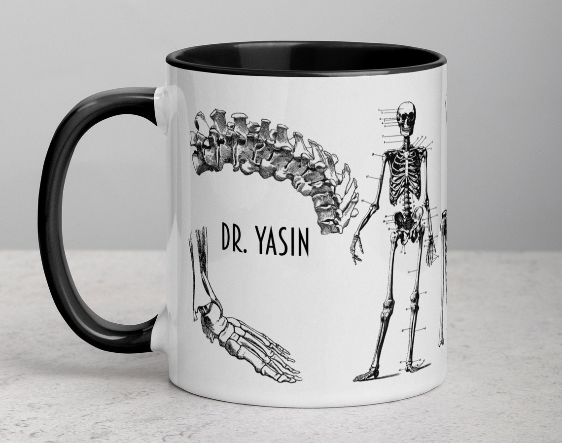 Custom Anatomy Mug, Anatomy Gift, Surgeon Coffee Mug, Orthopedic Gift ...