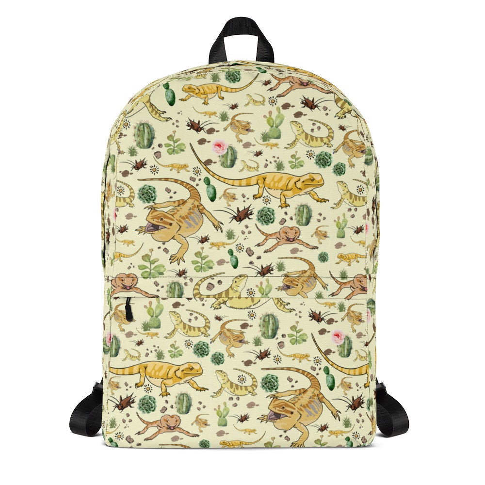Bearded Dragon Backpack Dragon Owner Gift Pet Bearded Etsy