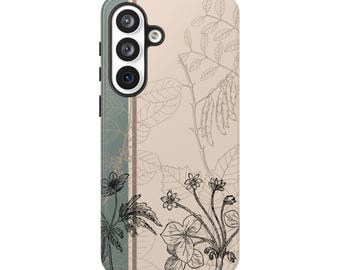 floral botanique vintage vintage pour iPhone | Boîtier robuste