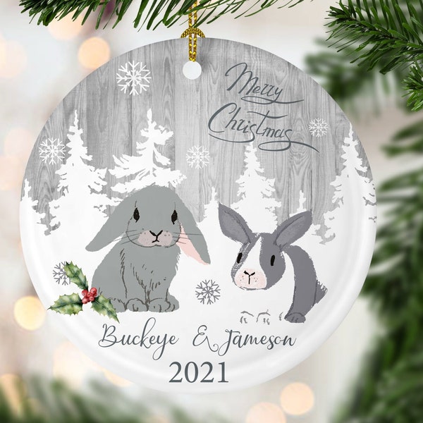 Bunny Ornament Etsy