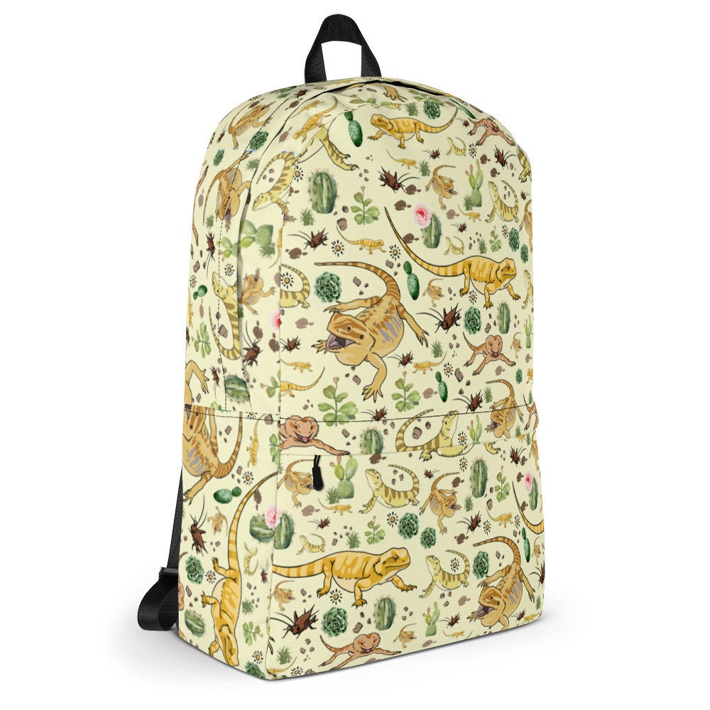 Bearded Dragon Backpack Dragon Owner Gift Pet Bearded Etsy