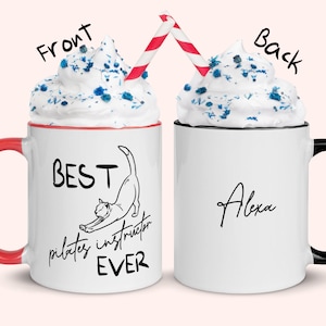 Best Pilates Instructor, Pilates Instructor Gift, Custom Pilates Instructor Gift, Pilates Teacher, Funny Pilates Instructor Mug,