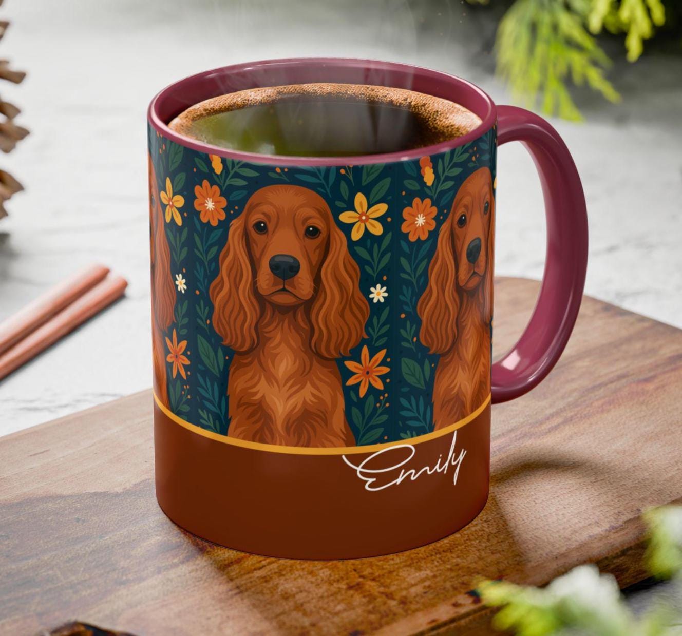 Goldener Cocker Spaniel Welpe Aus Kunstharz – Süße Deko Für Haus & Garten