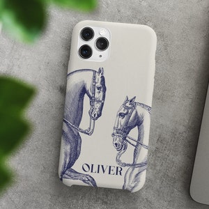 Custom vintage horse Tough Case for iPhone®, historical case,Horse Lover, Gift for Horse Lover Equestrian Phone Pony Gift Horse mom