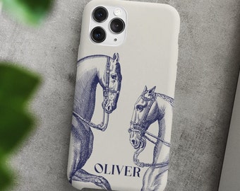 Custom vintage horse Tough Case for iPhone®, historical case,Horse Lover, Gift for Horse Lover Equestrian Phone Pony Gift Horse mom