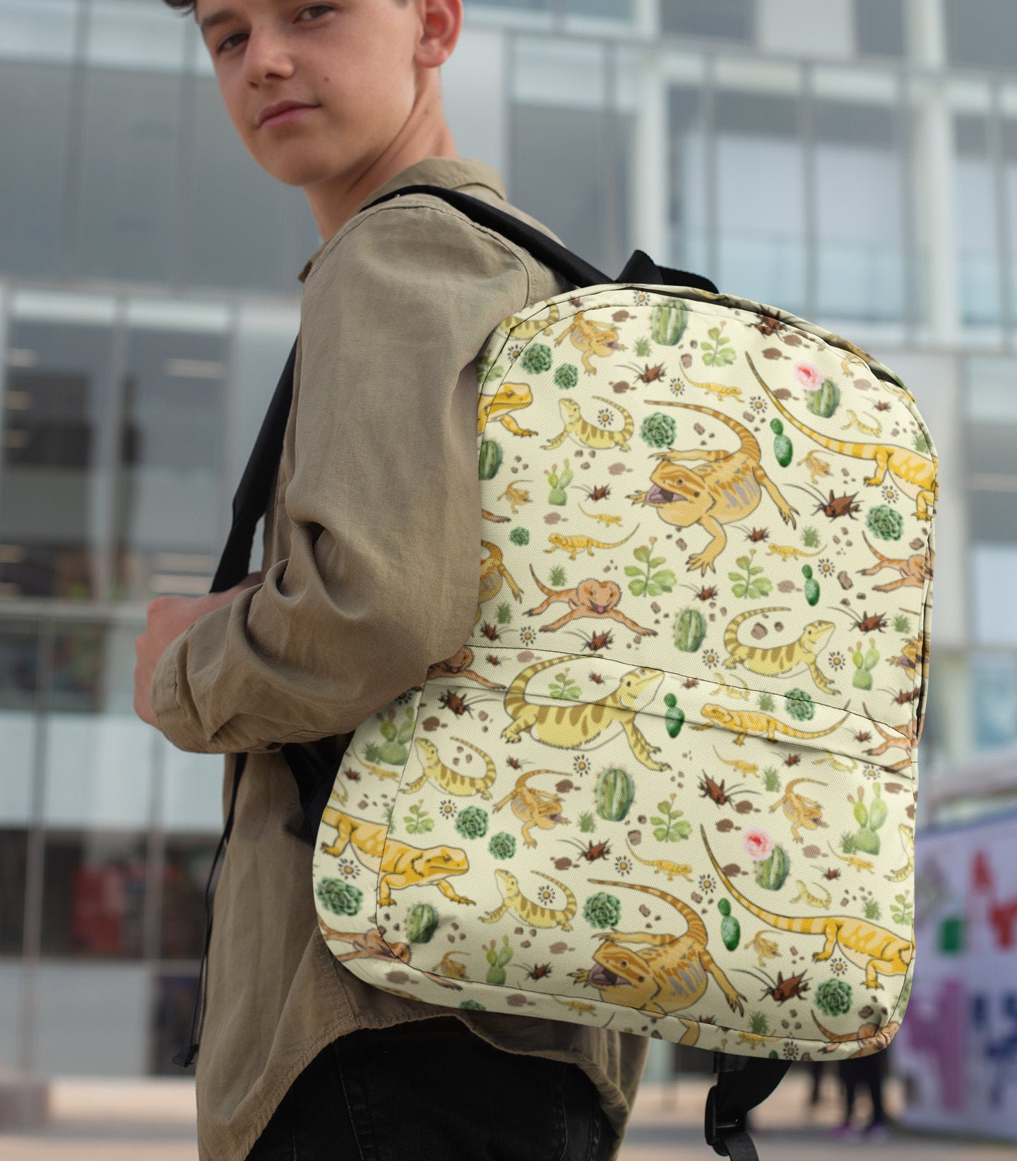 Bearded dragon Backpack,  Dragon Owner Gift, Pet Bearded Dragon, reptile owner, lizard fan