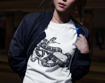 Snake Shirt Vintage Sketch Unisex t-shirt,mangrove snake