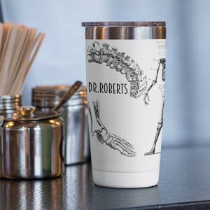 Custom Anatomy Tumbler, Anatomy Gift, Surgeon Tumbler, Orthopedic Gift, Doctor Tumbler, Chiropractor, radiologist