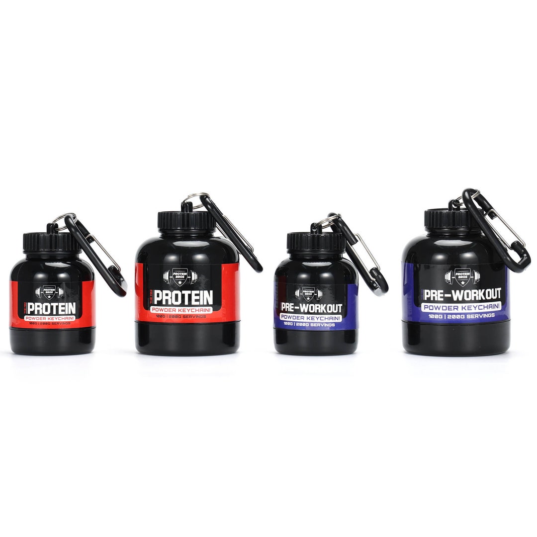 Miniature Protein and Pre Workout Powder Keychain Holder Funnel