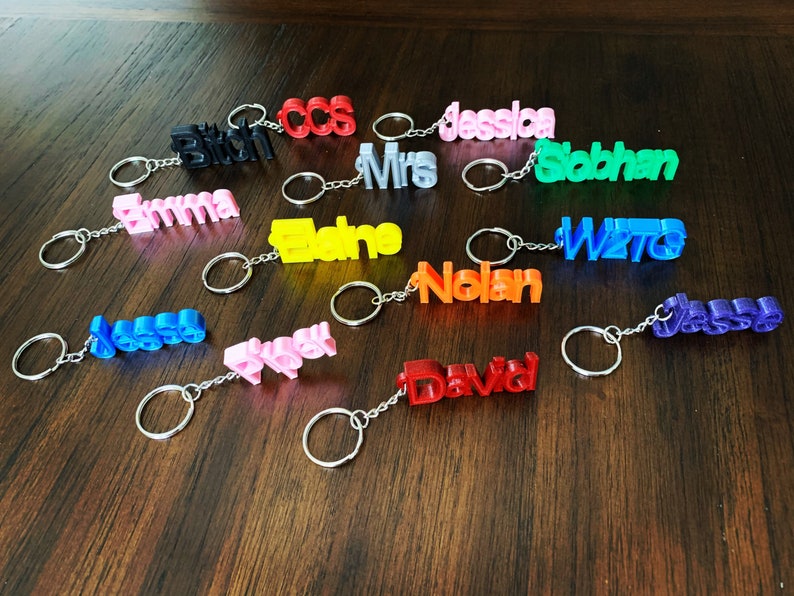 Personalized Gift, Gift for Her, Gift for Kids, Custom Keyrings, Personalized Keychains, Gift, Stocking Stuffers,  Best Friend Gifts 