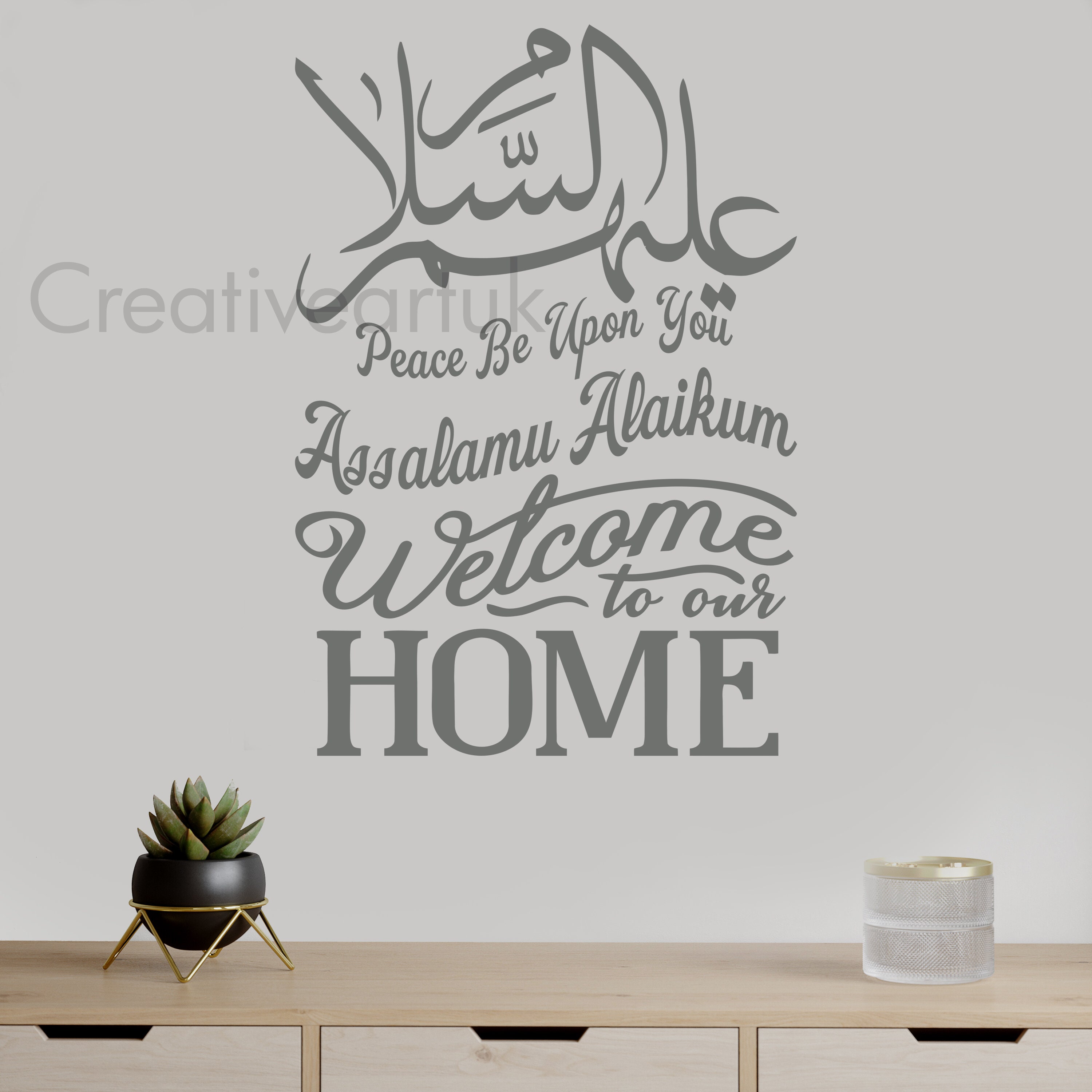 Bienvenida Quote Vinyl Wall Art Sticker Decal Mural Bedroom 