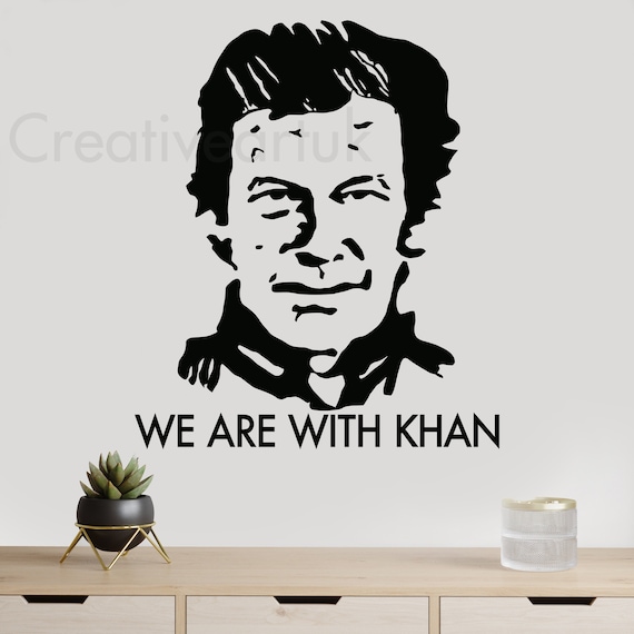 Imran Khan Vinyl Decal: Car, Laptop, Wall Art