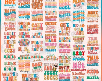 Boho Weihnachten SVG PNG Bundle, Frohe Weihnachten SVG, Weihnachtsshirt SVG, Winter SVG, Weihnachtsbaum SVG, Weihnachten Retro SVG