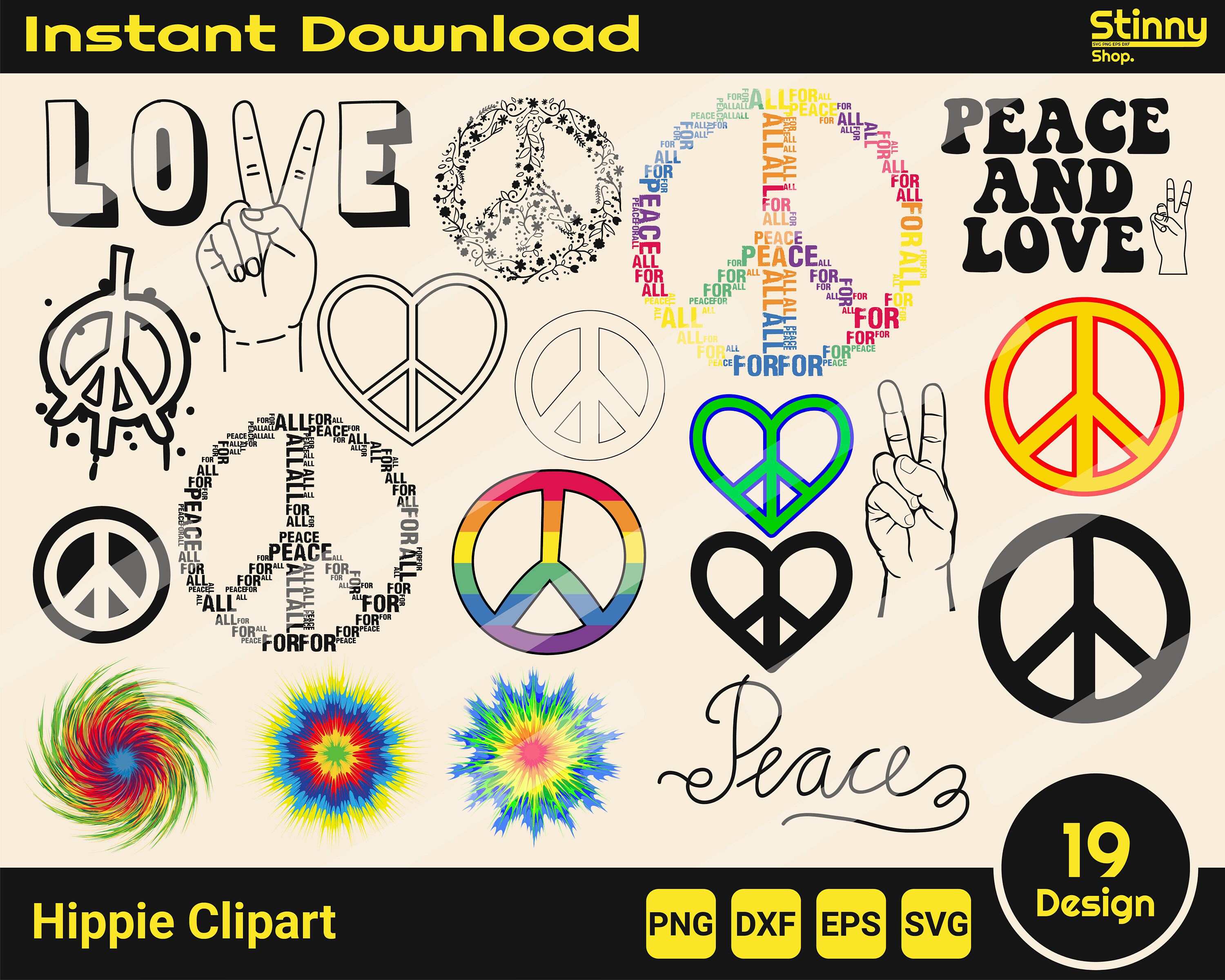 hippie silhouette bundle hippie clipart svg hippie t shirt etsy