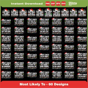 Am wahrscheinlichsten zu Weihnachten SVG, Weihnachtssvg, lustiges Weihnachtsshirt SVG, Cricut SVG, höchstwahrscheinlich zu Weihnachten SVG, höchstwahrscheinlich zu SVG Weihnachtspaket