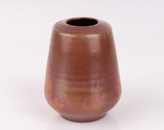 Studiokeramik Vase Regenbogen Glanz Johannes A. Urban Friedrichroda Mid Century Design PF1585