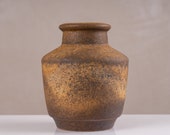 Vintage vase by Carstens rust brown PF0574