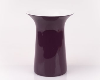 ASA vase purple gloss vintage 80s ceramic PF1775