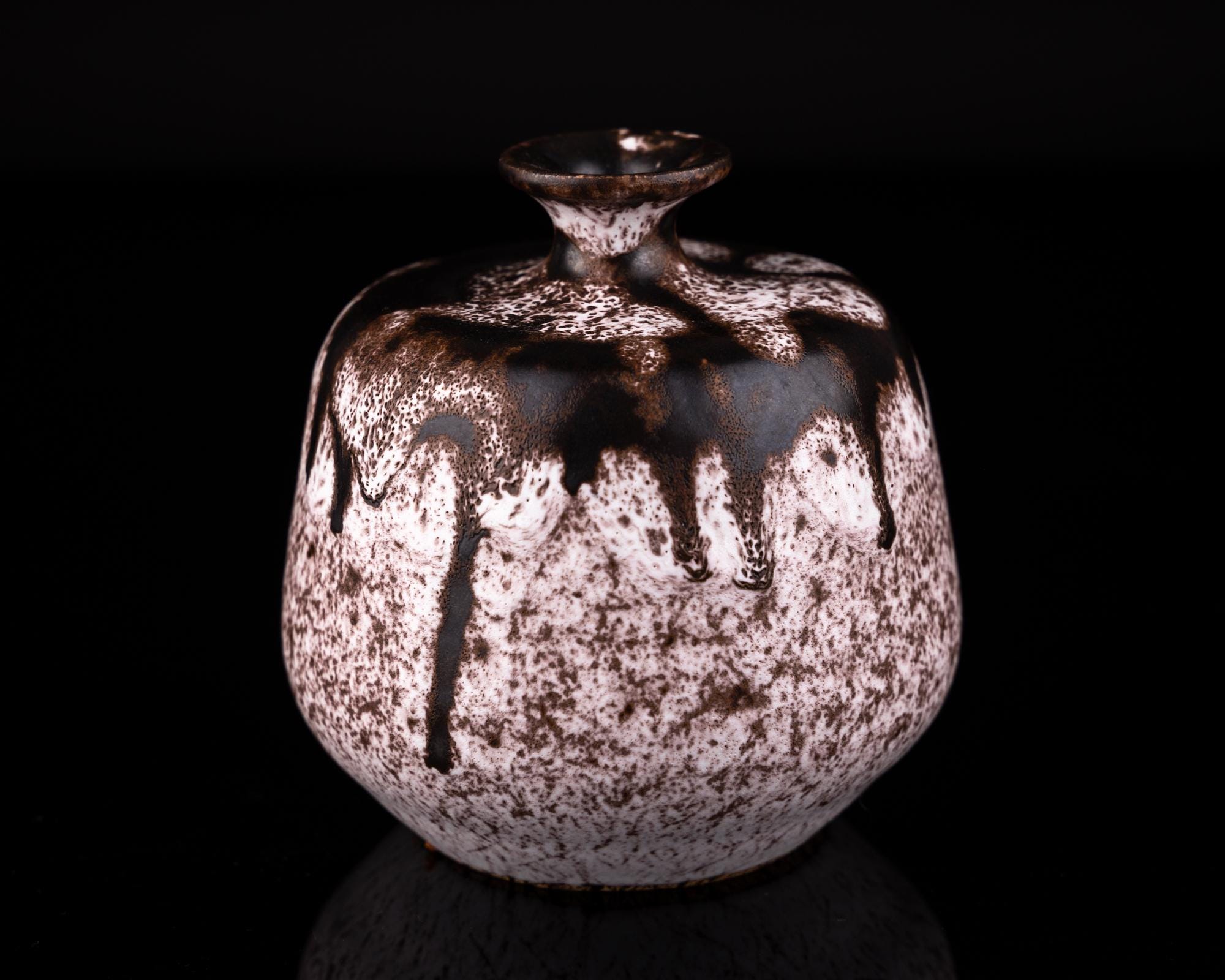 独70年代 KTU Unterstab Fatlava 名窯 スタジオ陶器 Vintage Unterstab Vase Studio Ceramic KTU Fat Lava Gradient