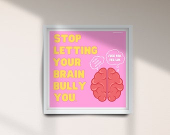 Wall Art Quote | Motivational Quotes | Digital Art | Typography Design | Digital Download | Home Décor | Prints | Mental Health Quotes