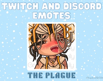 THe PLAGUE 'GASM' Twitch and Discord Emote | Digital Download | Dead by Daylight