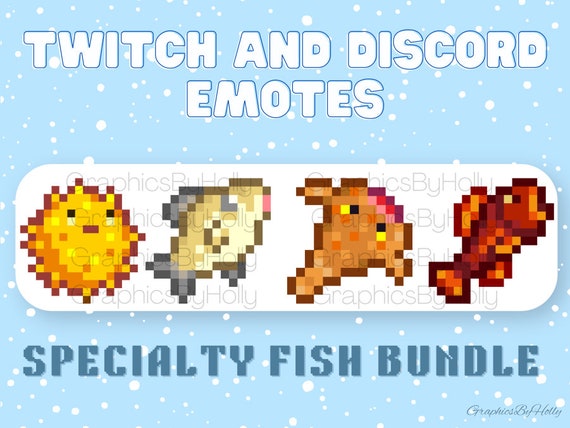 Specialty Fish Bundle Stardew Valley Instant Digital Download  Twitch/discord Emotes Sub Badge/bit Badge -  Canada