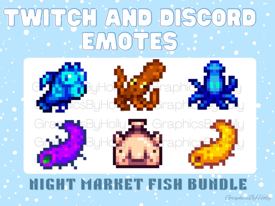 Night Market Fish Bundle Stardew Valley Instant Digital - Etsy