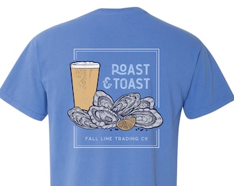 Oyster Roast T-Shirt: Roast & Toast Pocket Tee