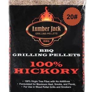 Lumber Jack 100% Hickory BBQ Grilling Pellets 10# to 240#