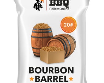 BBQ Pellets Online 100% Bourbon Barrel Wood BBQ Pellets 10# to 240#