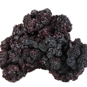 PROUSTITE I ACANTHITE -- Okaz minerału gabinetowego -- Kopalnia Imiter, Region Drâa-Tafilalet, Maroko
