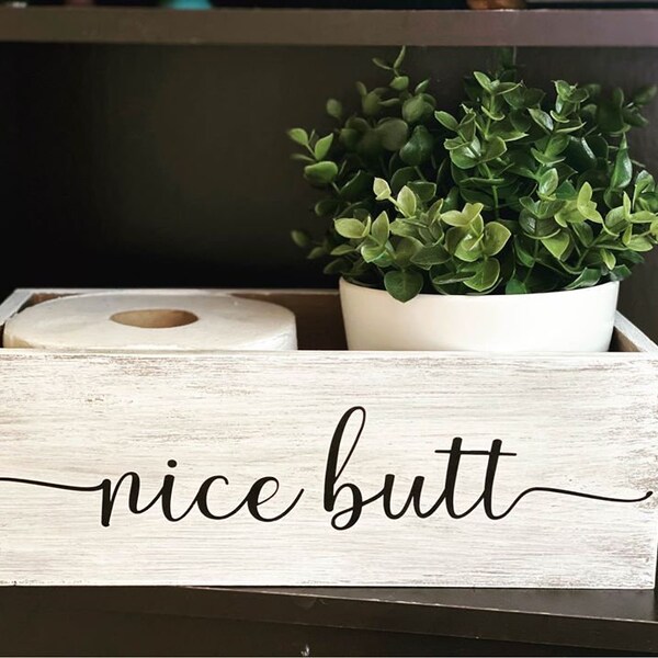 Bathroom Decor Box Etsy