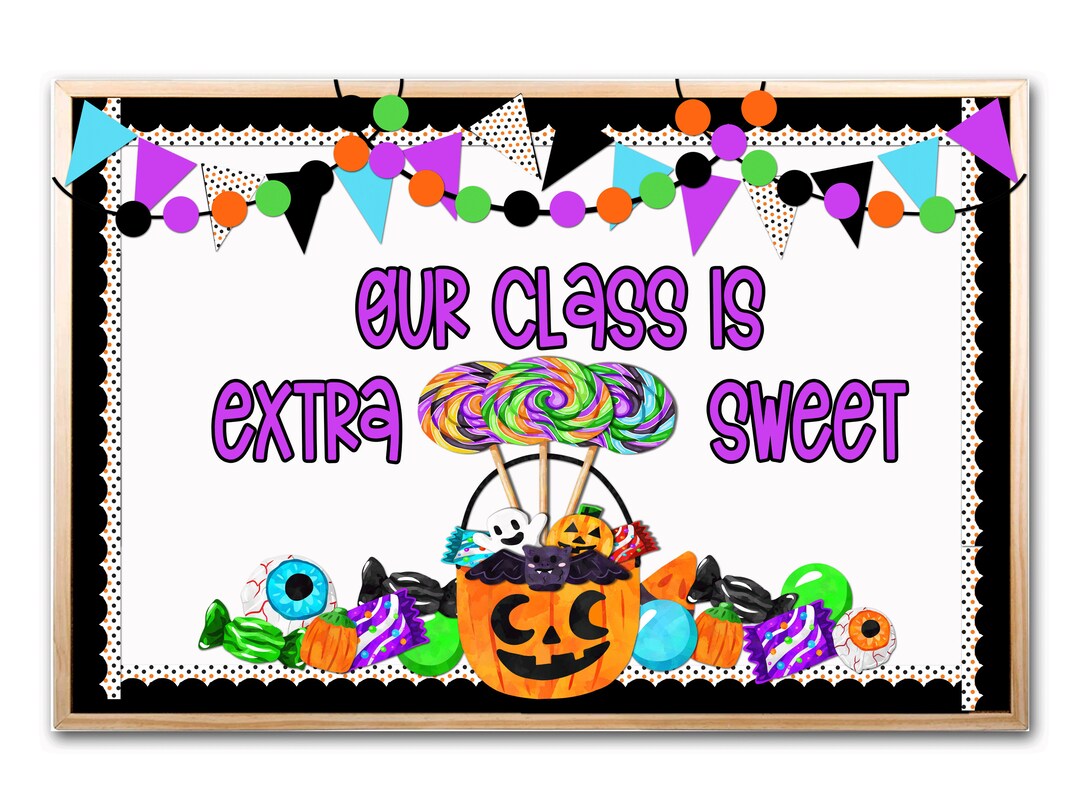 Halloween Bulletin Board Kit, Fall Bulletin Board Kit, Autumn Bulletin