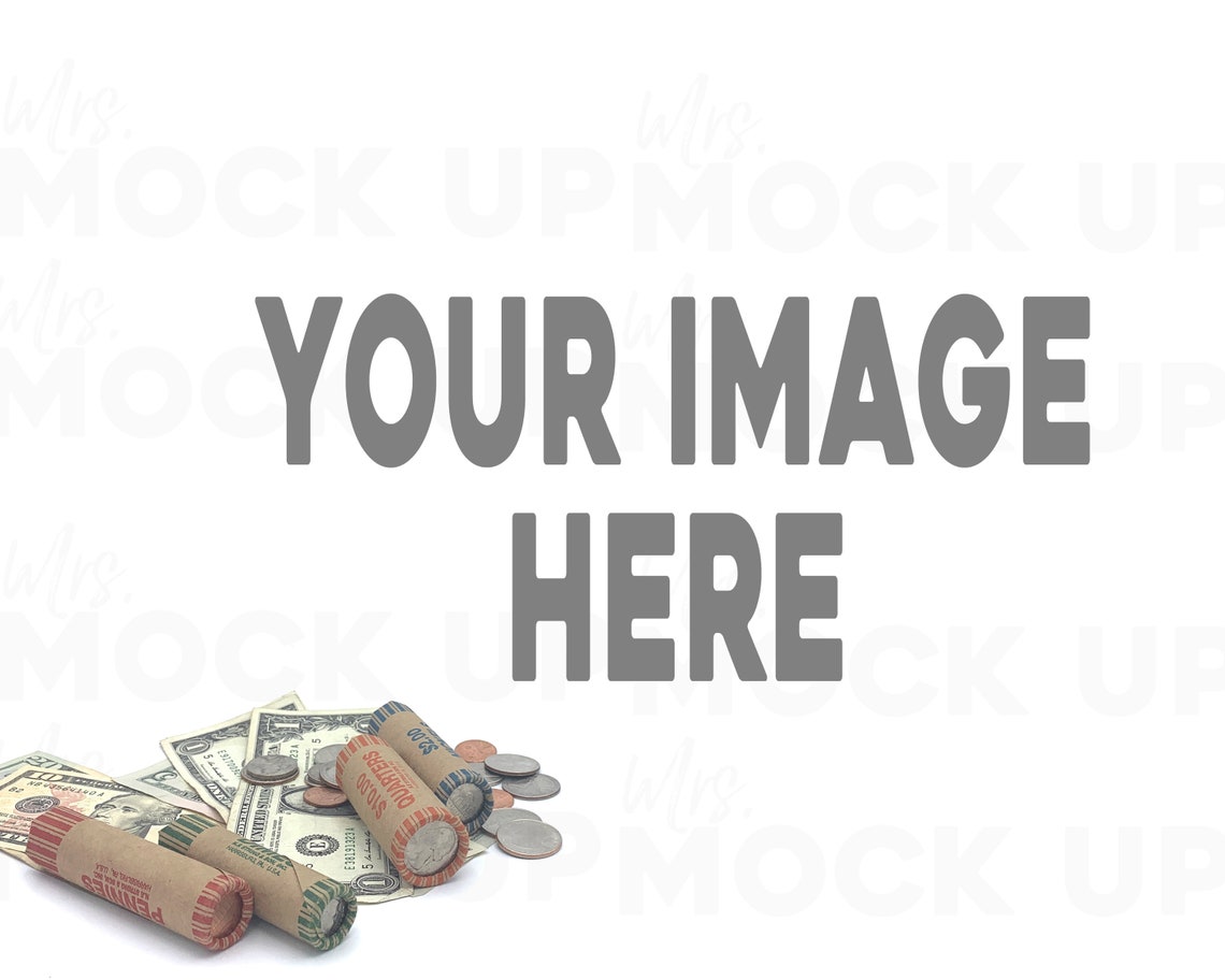 Download Money Mock Up Bundle Coin Rolls Photo Money Mockup Business | Etsy