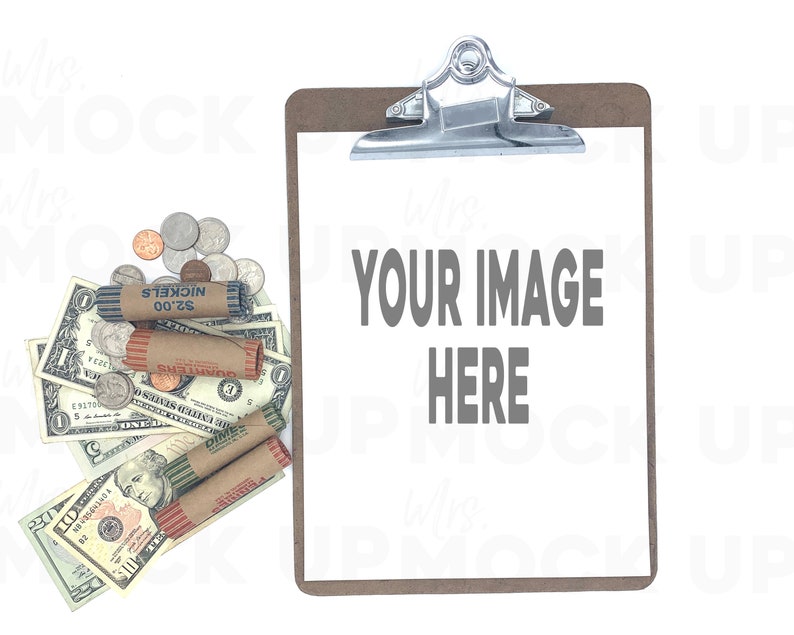 Download Paper Party Supplies Stylized Photo Business Mock Up Office Brown Money Clipboard Mock Up Bundle Money Mock Up Brown Clipboard Mock Up Photo Money Mockup Graphic Design