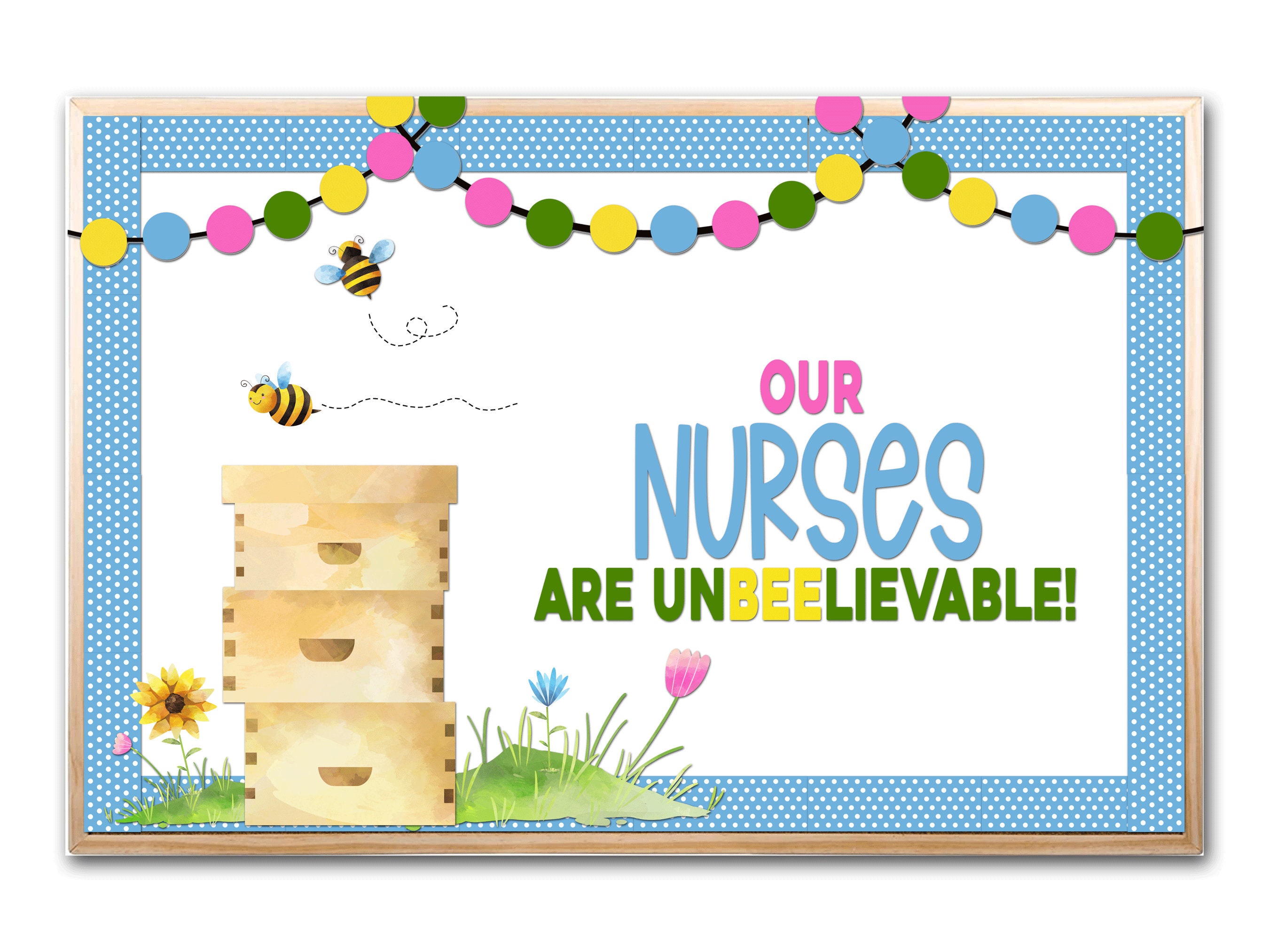 Nurse Bulletin Board Kit, Spring Nurse Bulletin Board, Our Nurses Are  Unbeelievable, Bulletin Board Decor, Spring Bulletin, Bulletin Kit 