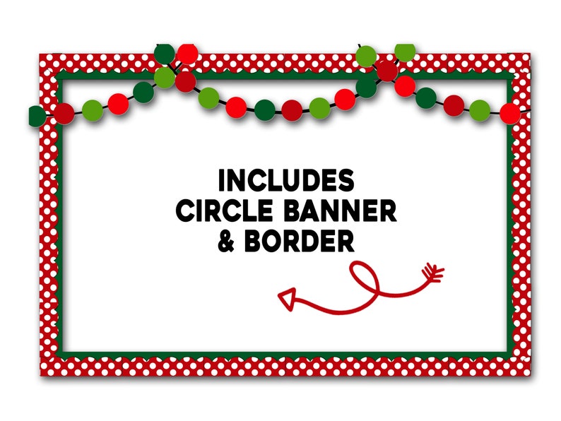 Christmas Gnomes Bulletin Board Kit Holiday Bulletin Board Etsy