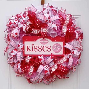Valentine&#39;s day wreath, Valentines day wreath, Valentine&#39;s wreath, Valentine wreath, Red and pink wreath, Valentines wreath for front door