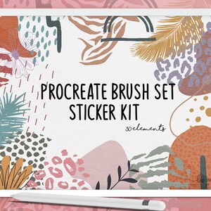Procreate Boho Brushes, Procreate Abstract Stamps, Procreate Doodle Stamps, Boho Brushes for Procreate, Procreate Stamps, Procreate Brushes