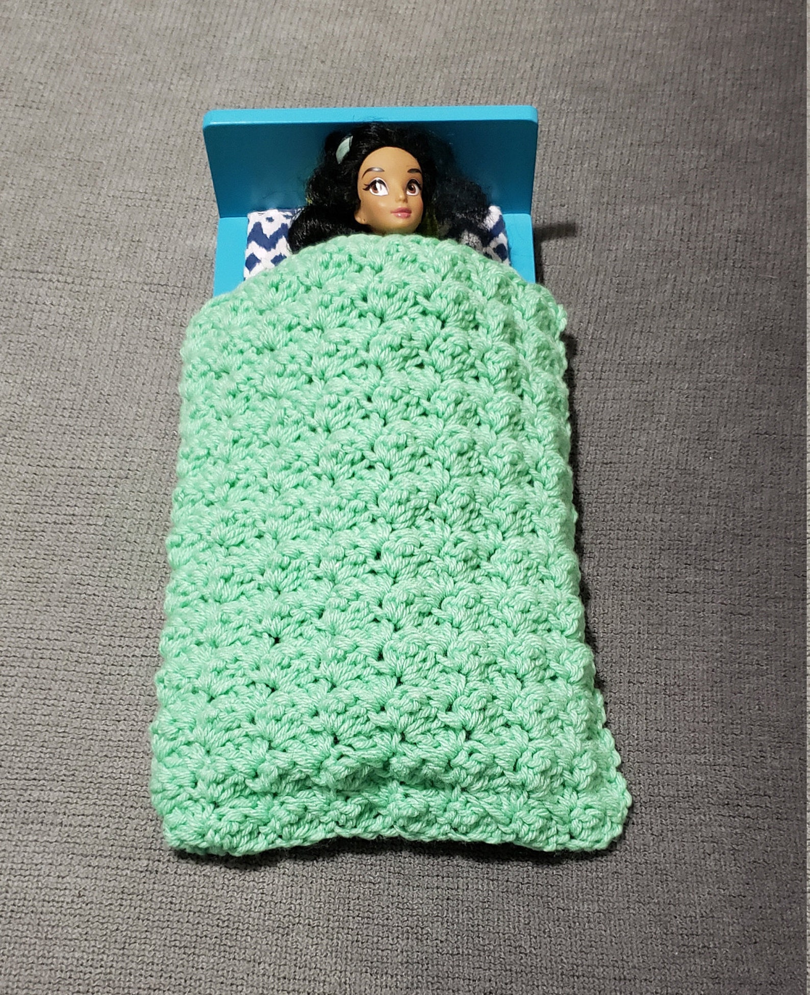 Crocheted Barbie Doll Afghan/12 inch Doll Blanket | Etsy