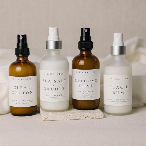 Room + Linen Spray: Air Freshener, Multiple Scents, Bathroom Spray, Car Spray, 4 oz
