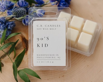 90's Kid Wax Melt, 100% Soy, Handmade, Food/Breakfast Scent, Eco-friendly