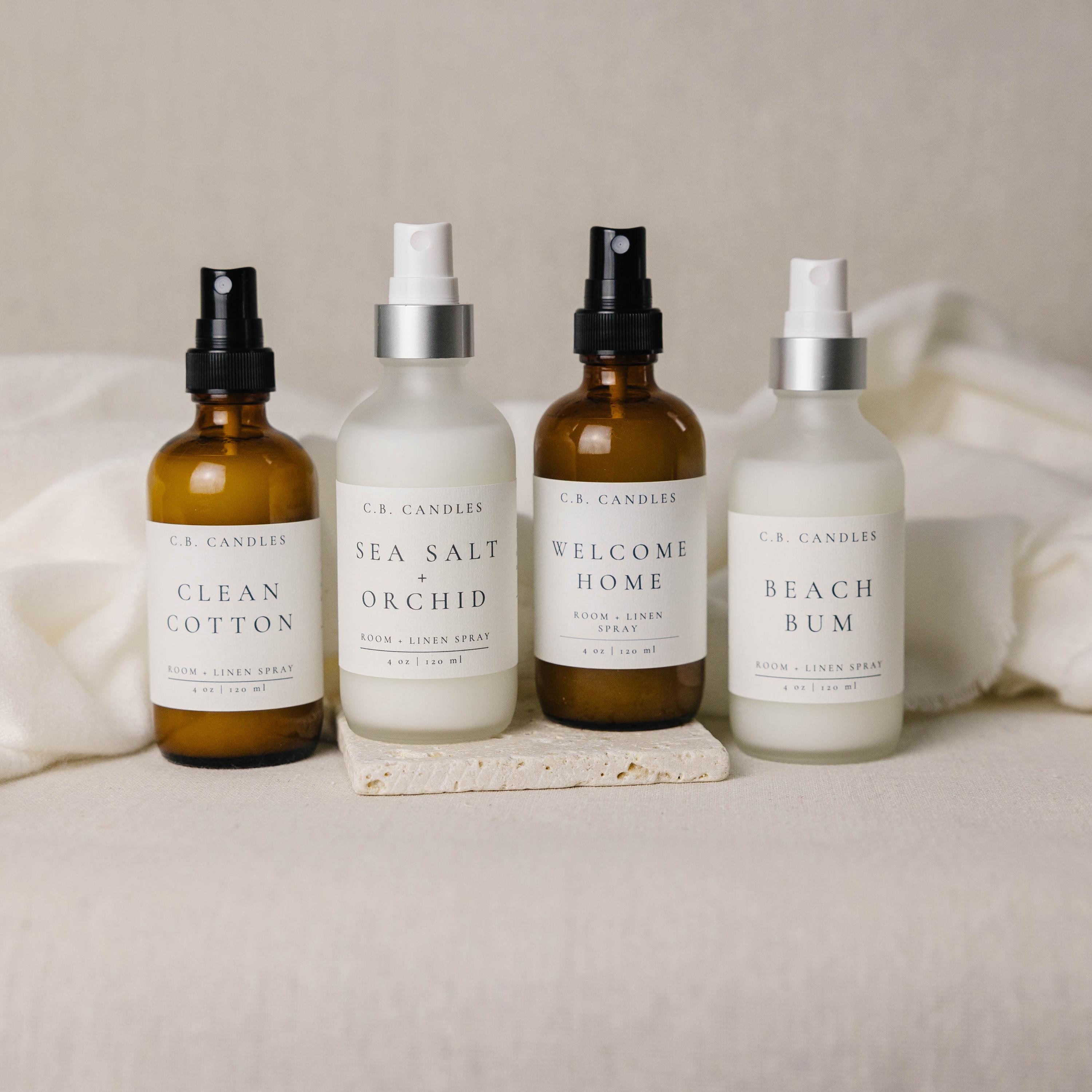Room + Linen Spray, Multiple Scents, Air Freshener, Fabric Freshener, Bathroom Spray, Car Spray, 4 oz